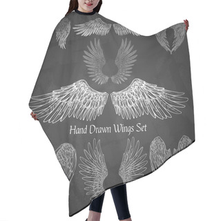 Personality  Wings Chalkboard Set Hair Cutting Cape