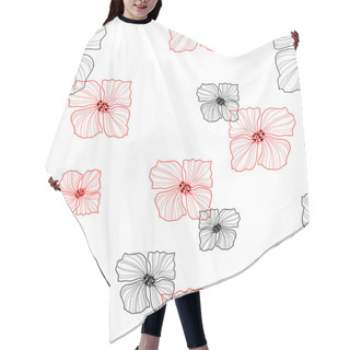 Personality  Flowers Seamless Retro Pattern Hair Cutting Cape
