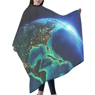 Personality  Land Area In North America The Night Hair Cutting Cape