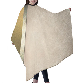 Personality  Gold And White Background Hair Cutting Cape