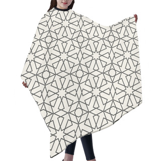 Personality  Abstract Seamless Geometric Islamic Wallpaper Pattern Hair Cutting Cape
