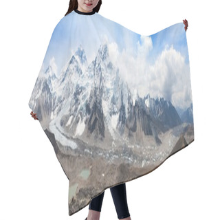 Personality  Panoramic View Of Mount Everest Hair Cutting Cape
