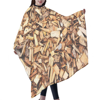 Personality  Texture Of Wood Chips Used For Soil Covering In Garden Hair Cutting Cape