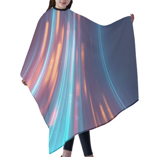 Personality  Blue Geometric  Shape Abstract Technology Background  Hair Cutting Cape