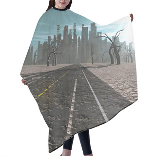Personality  Road To Dead City Hair Cutting Cape