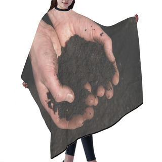 Personality  Handful Of Soil Hair Cutting Cape