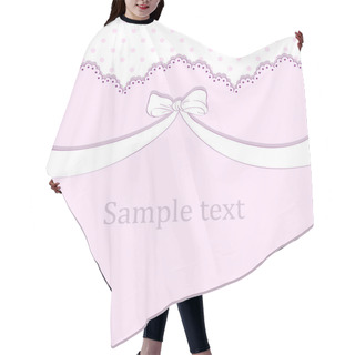 Personality  Vector Pink Children's Background Hair Cutting Cape
