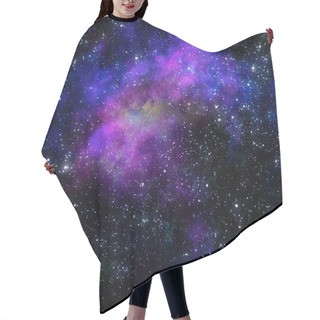 Personality  Nebula Gas Cloud In Deep Outer Space Hair Cutting Cape