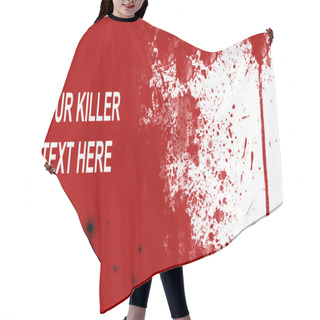 Personality  Blood Spatters Hair Cutting Cape
