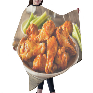 Personality  Spicy Homemade Buffalo Wings Hair Cutting Cape