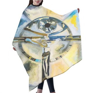 Personality  Synergies Of Stained Glass Hair Cutting Cape