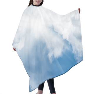 Personality  Blue Cloudy Sky. Natural Background Hair Cutting Cape