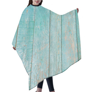 Personality  Shabby Mint Wood Background Hair Cutting Cape