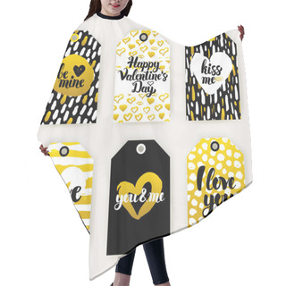 Personality  Valentines Day Trendy Gift Labels Hair Cutting Cape