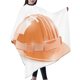 Personality  Construction Safety Helmet Hair Cutting Cape