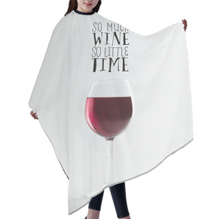 Personality  Red Wine In Glass  Hair Cutting Cape