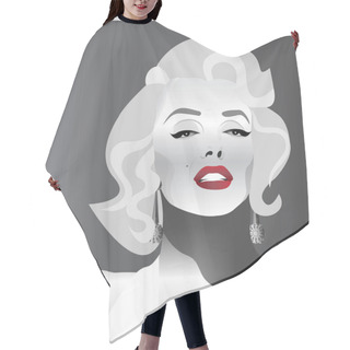 Personality  Actress Marilyn Monroe Hair Cutting Cape