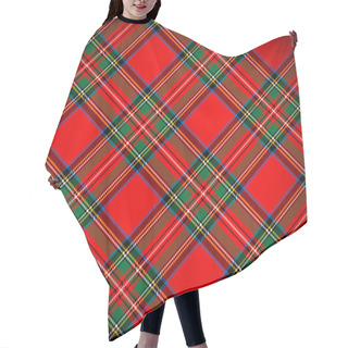 Personality  Tartan Vector Background Hair Cutting Cape