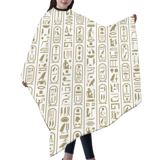 Personality  Ancient Egyptian Writing Hair Cutting Cape