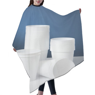 Personality  Disposable Cups Hair Cutting Cape