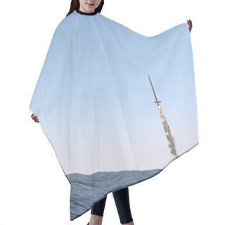 Personality  Intercontinental Ballistic Missile Hair Cutting Cape