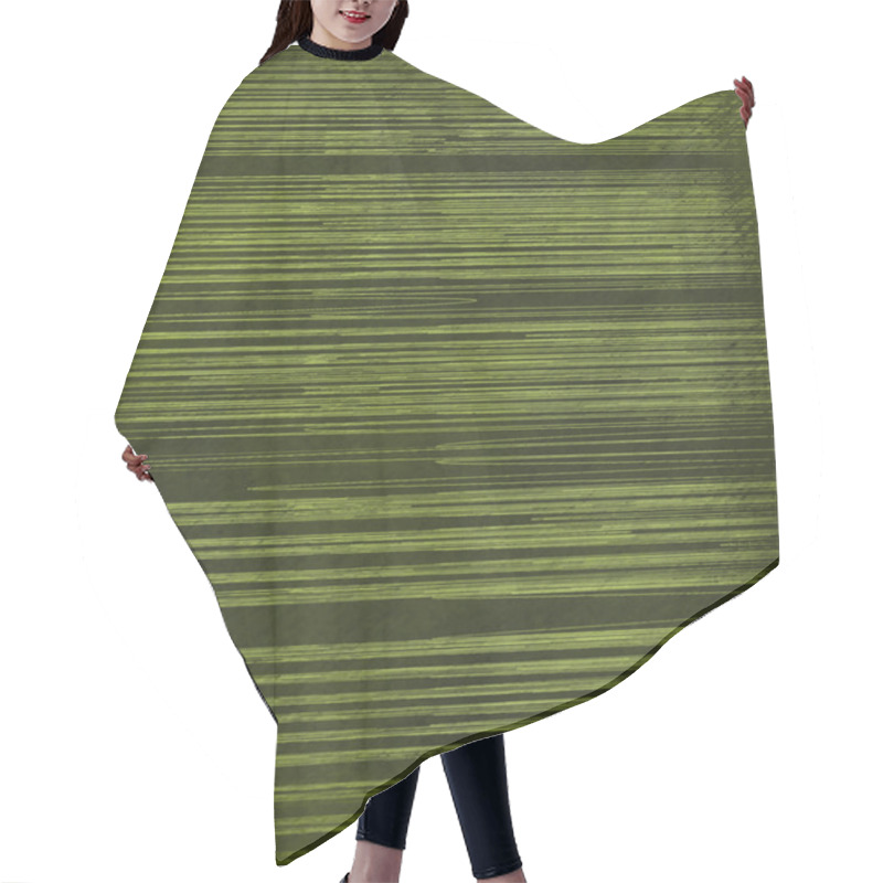 Personality  Green Abstractive Wallpaper. Hair Cutting Cape