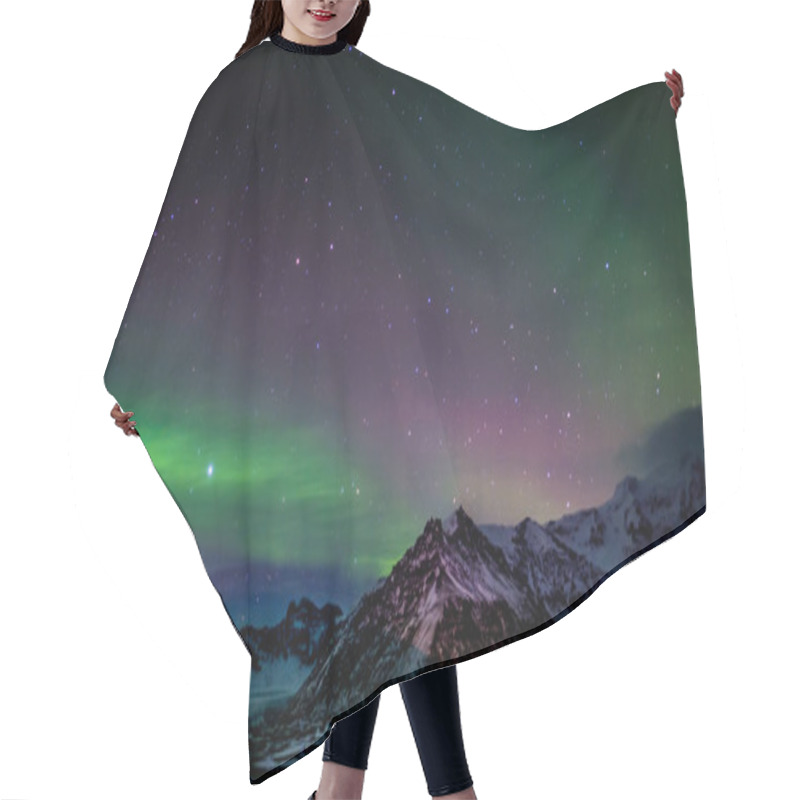 Personality  Northern Lights Southern Iceland Hair Cutting Cape