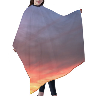 Personality  Colorful Sky Texture Hair Cutting Cape