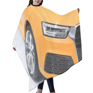 Personality  Yellow Sports Car Hair Cutting Cape