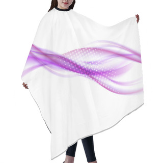 Personality  Abstract Violet Background Hair Cutting Cape
