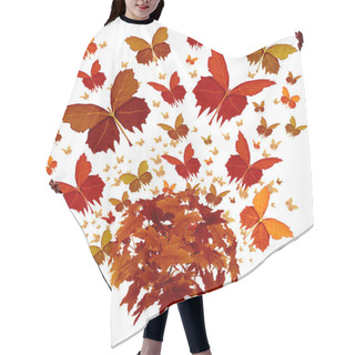 Personality  Autumn Tree Concept Hair Cutting Cape