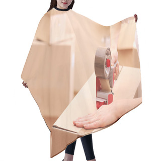 Personality  Packing Boxes Close-up Hair Cutting Cape