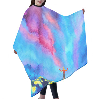Personality  Human And Spirit Powerful Energy Connect To The Universe Power Hair Cutting Cape