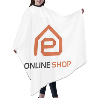 Personality  Origami Online Shop Logo Hair Cutting Cape