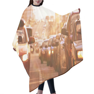 Personality  Traffic Jam Hair Cutting Cape
