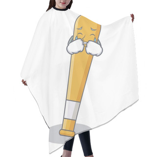 Personality  Crying Baseball Bat Character Cartoon Hair Cutting Cape