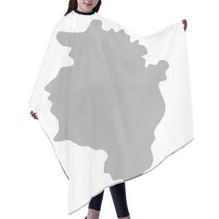 Personality  Map Of Vorarlberg Hair Cutting Cape