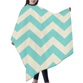 Personality  Seamless Zigzag (Chevron) Pattern Hair Cutting Cape