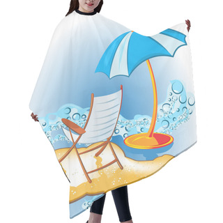 Personality  Summer Vacation Holiday Decorative Background Hair Cutting Cape