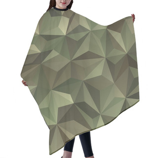 Personality  Abstract Vector Military Camouflage Background Hair Cutting Cape