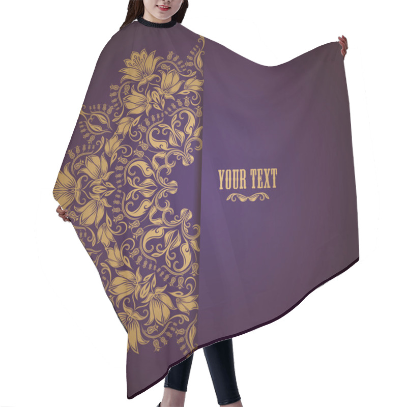 Personality  Royal Background Hair Cutting Cape