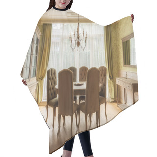 Personality  Round Table And Chairs  Hair Cutting Cape