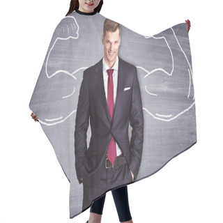 Personality  Strong Businessman Hair Cutting Cape