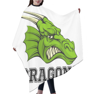 Personality  Dragons Mascot Illustration Hair Cutting Cape