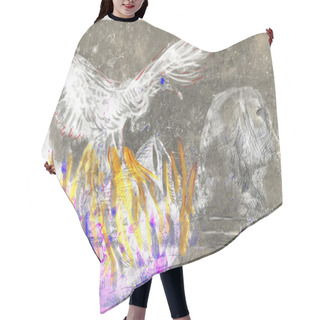 Personality  Phoenix Hair Cutting Cape