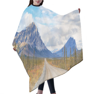 Personality   Road Through The Rockies Mountains Hair Cutting Cape