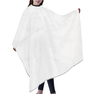 Personality  Crumpled Paper On Wooden Background. Hair Cutting Cape