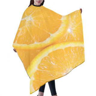 Personality  Orange Fruits Slices. Hair Cutting Cape