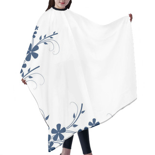 Personality  Abstract Floral Illustration Hair Cutting Cape