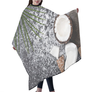 Personality  Cracked Coconut With Shavings  Hair Cutting Cape